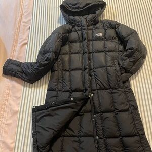 The North Face Women's Long Black Puffer Jacket